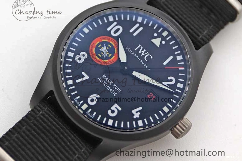 MIROTIME 0403 Mark XVIII ‘TOPGUN SFTI’ Ceramic M+F Best Edition Black Dial on Black Nylon Strap A MultiPurpose 7047